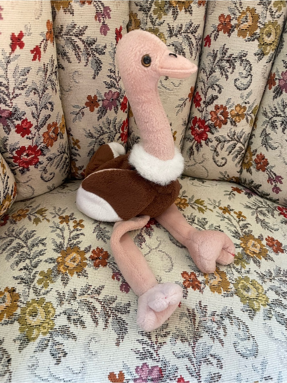 Ty Beanie Baby Ostrich “Stretch” Y2K Collectible Fun Girlhood Kids Millenial